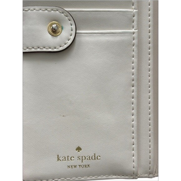 Kate Spade‎ Stacy Large Slim Bifold Saffiano Leather Wallet Light Pink - Picture 6 of 6